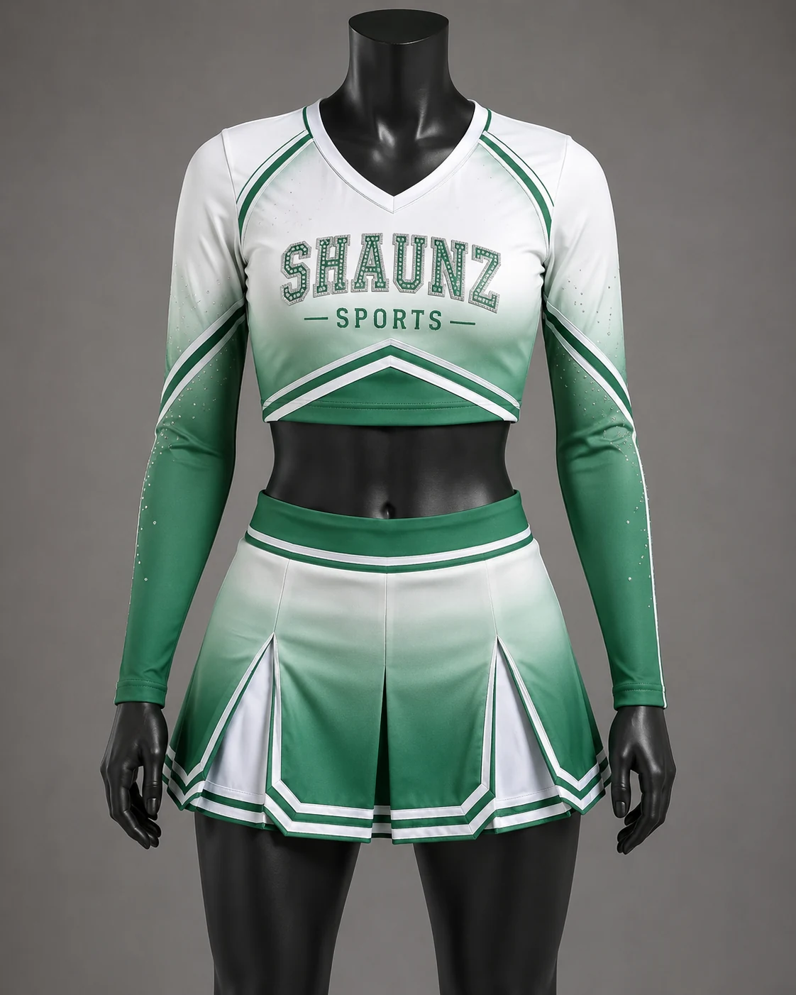 Green & White Cheer Set
