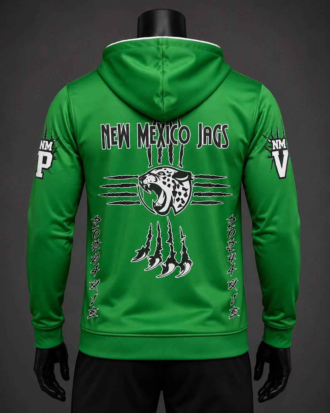 Custom Performance Hoodie Back view