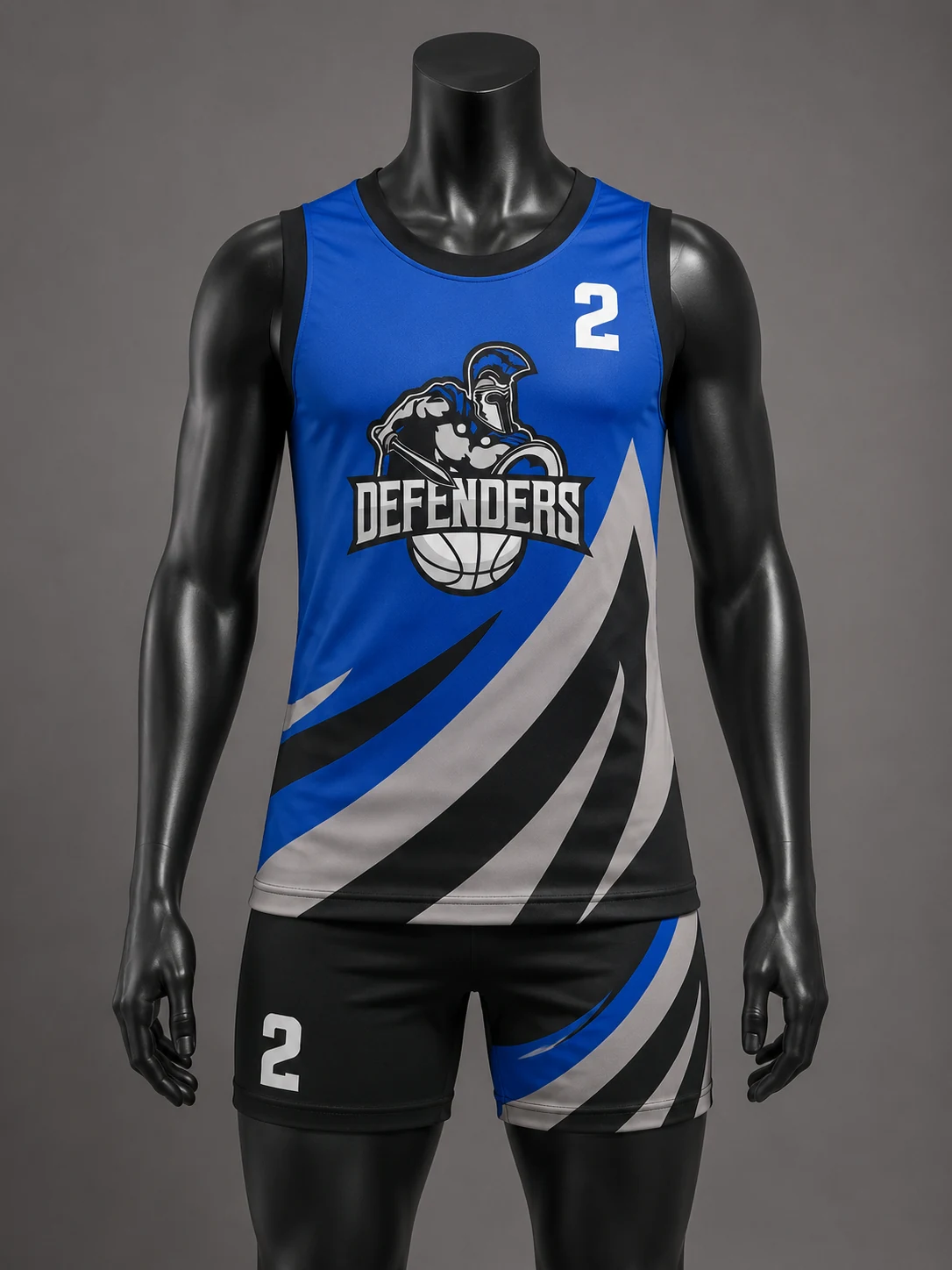 Blue & Black Volleyball Set