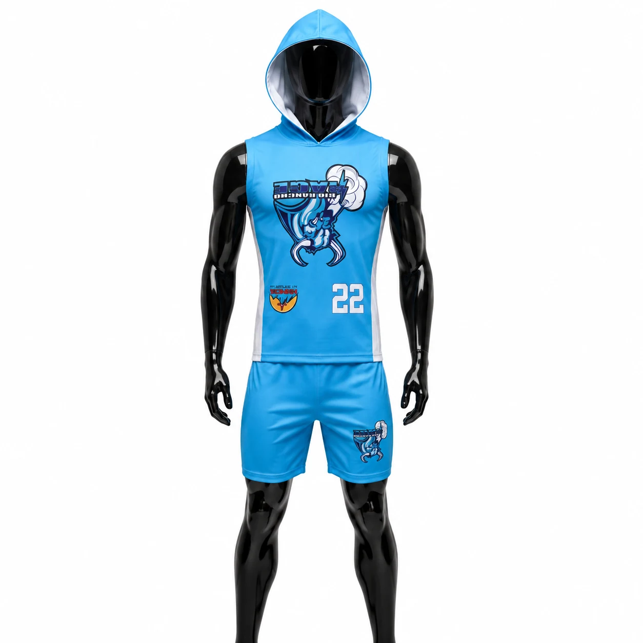 Sky Blue 7V7 Uniform