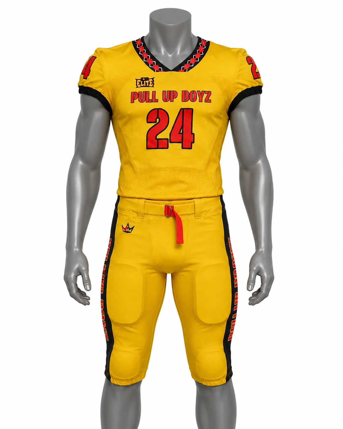 Yellow American Football Uniform