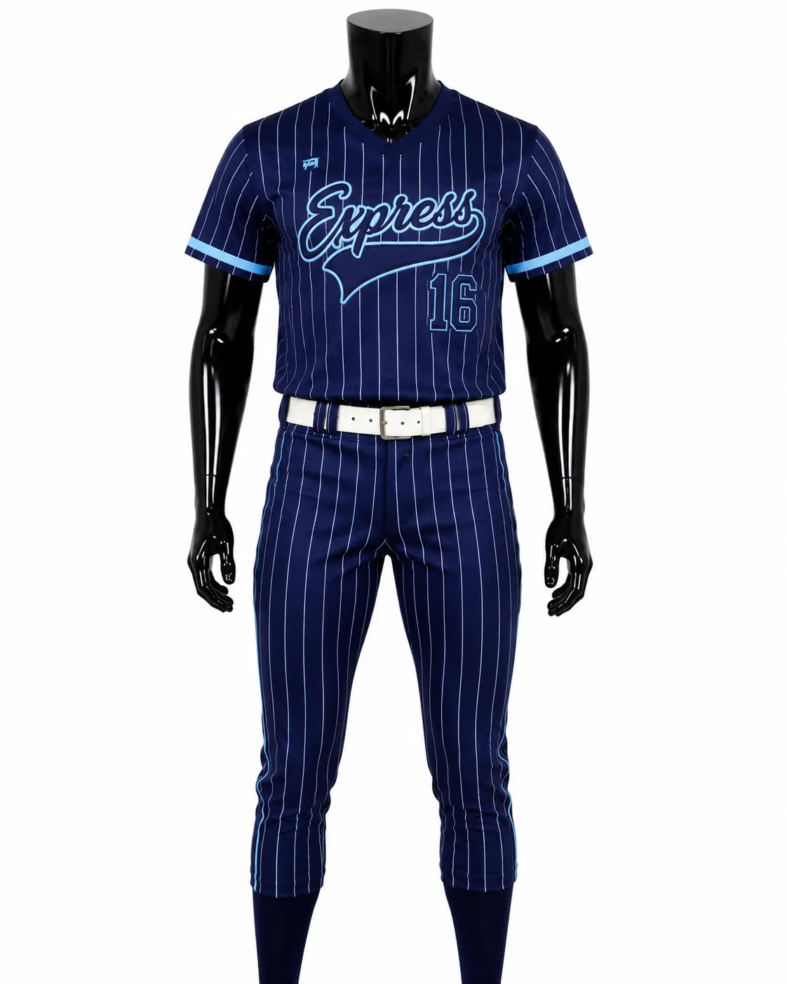 Navy & Sky Blue Cypress Softball Uniform