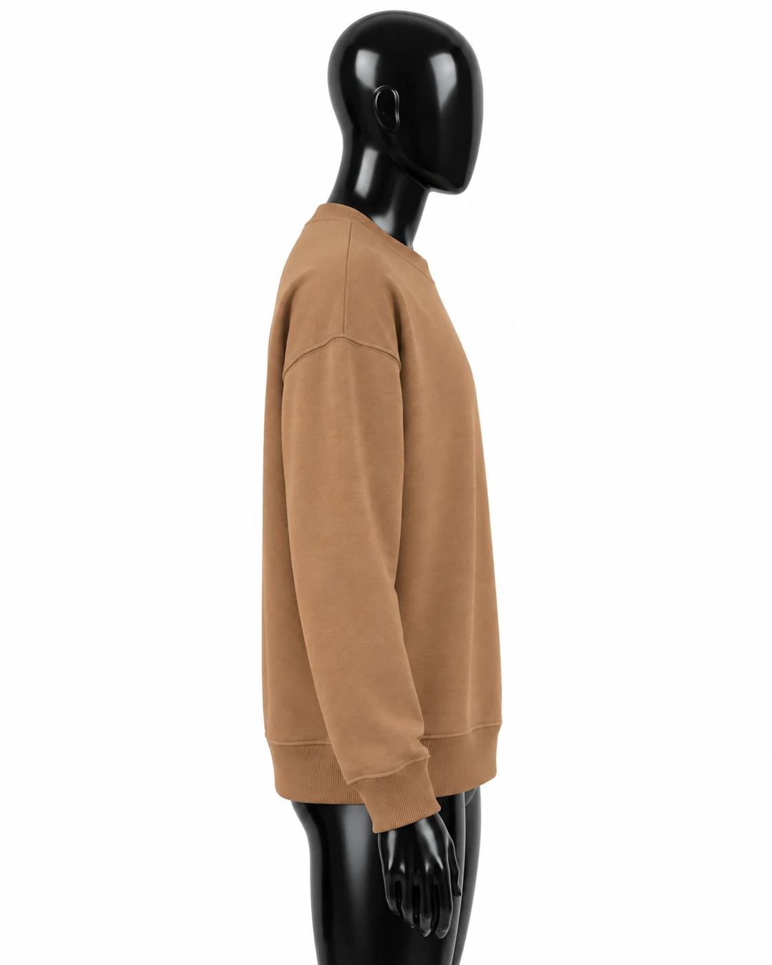 Camel Brown Custom Crewneck Sweatshirt Right side view