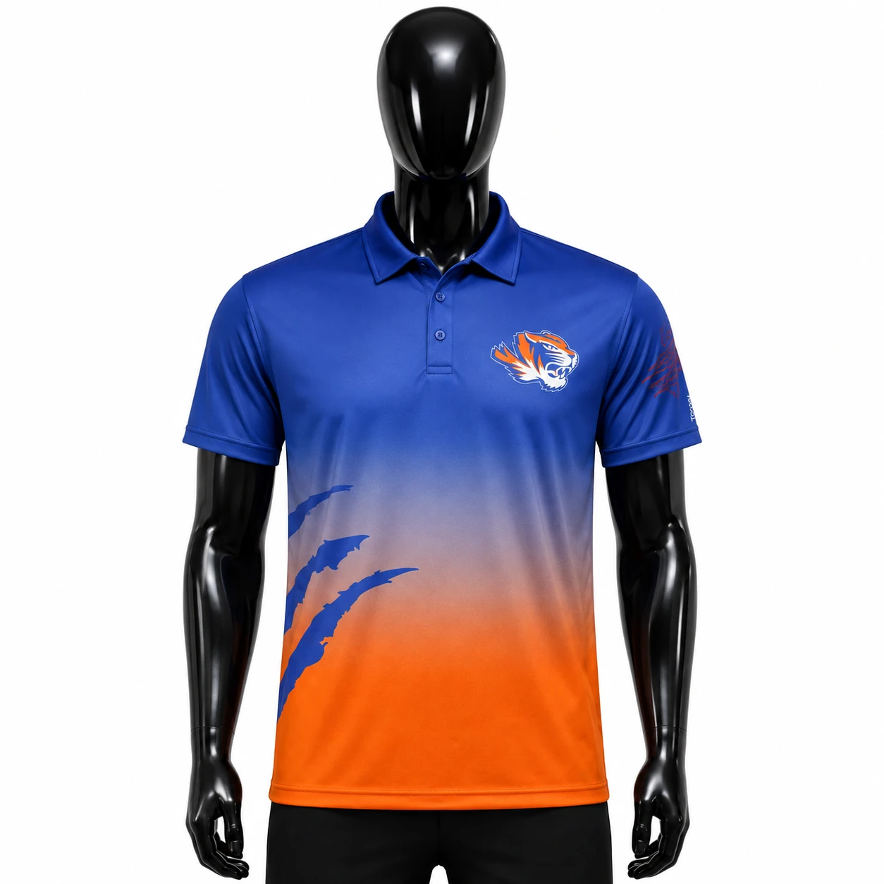 Blue & Orange Tigers Polo Shirt