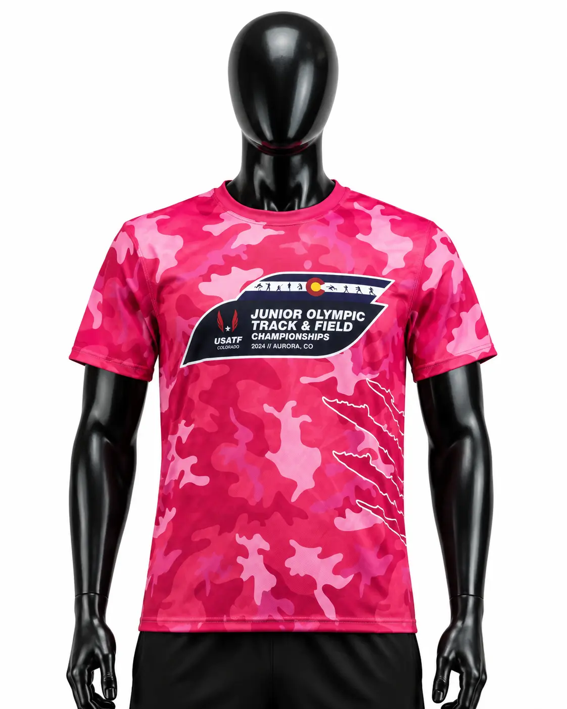 Pink Camo Performance T-Shirt