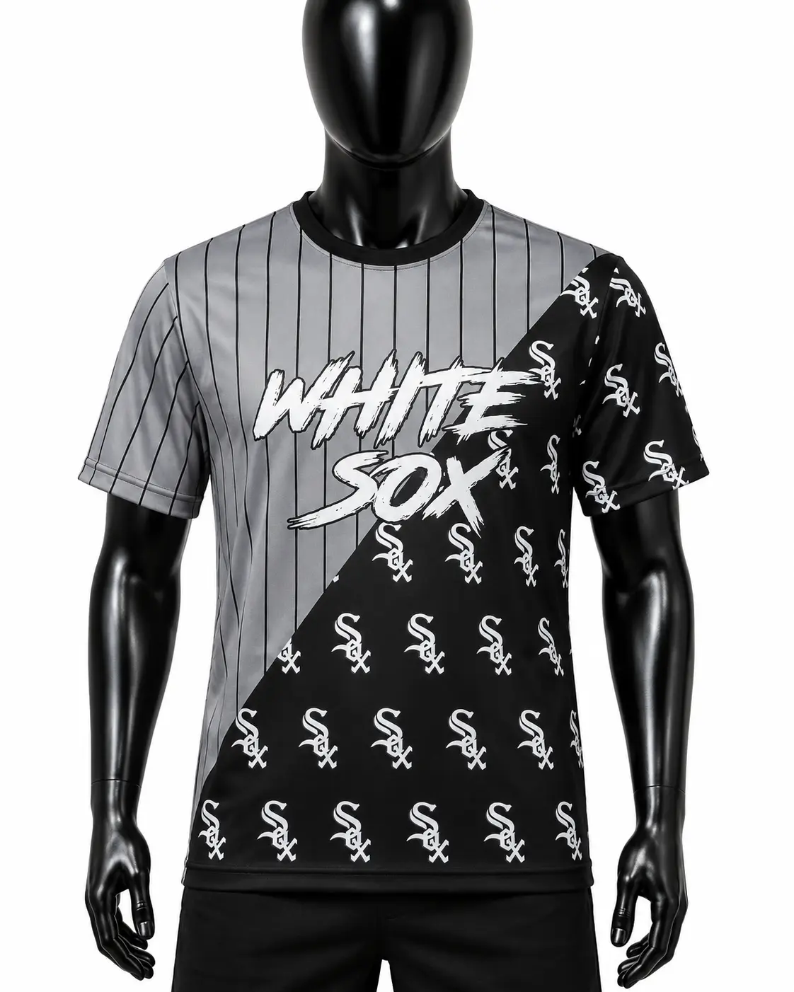 Gray & Black White Sox Juniors T-Shirt